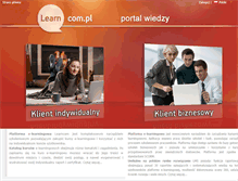 Tablet Screenshot of learncom.pl